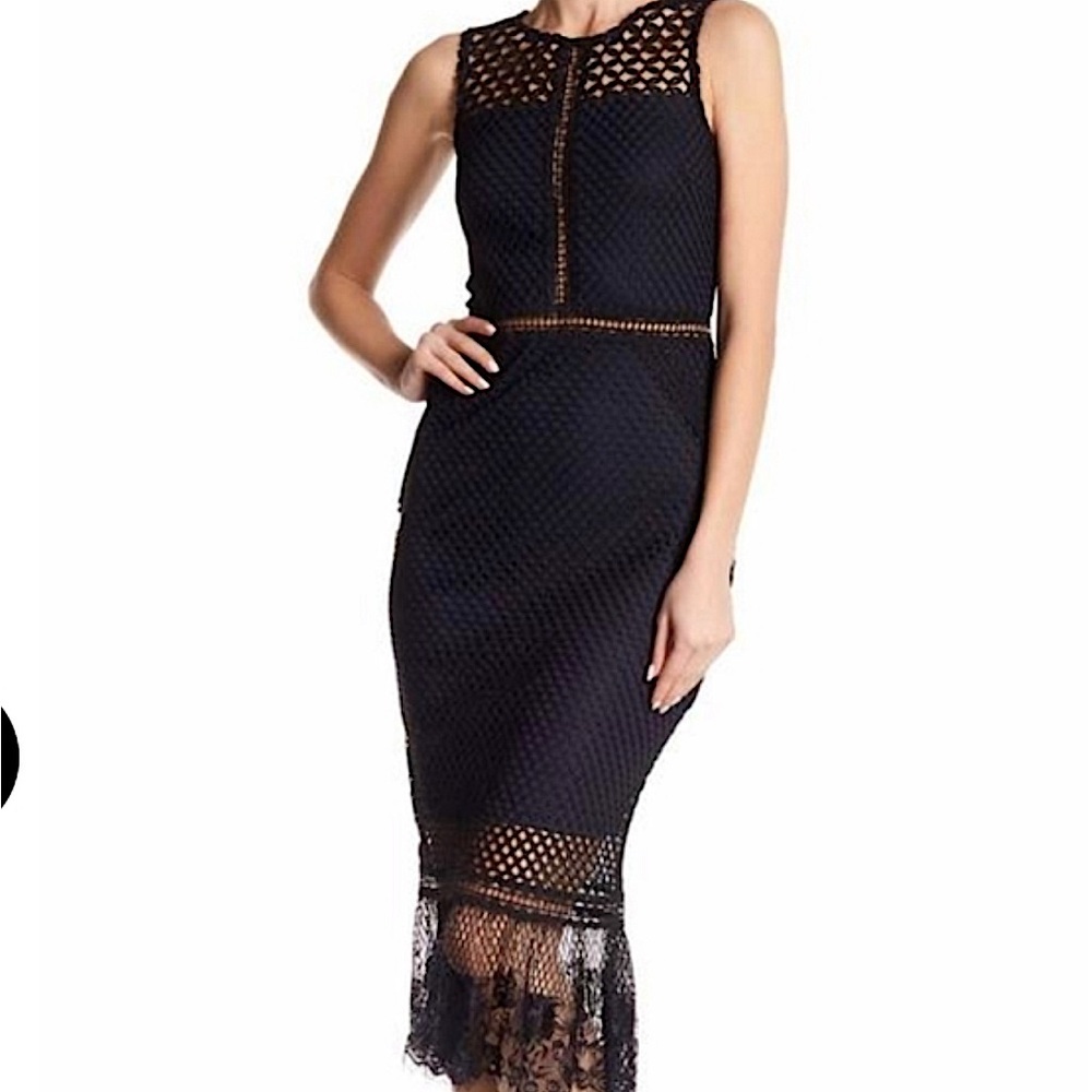 Romeo and Juliet couture overlay cocktail dress